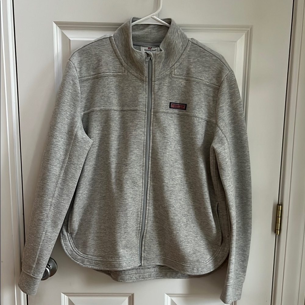Gray Full-Zip Jacket